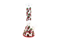 Clear Glass Waterpipe (Fruit Prints)