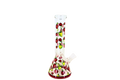 Clear Glass Waterpipe (Fruit Prints)