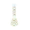 Clear Glass Waterpipe with Colourful Mushroom Print (H25cm)