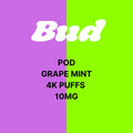 Bud Pods 0mg & 10mg 4000 Puffs
