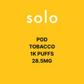 Solo Kit & Pods 1K Puffs 0MG & 28.5MG