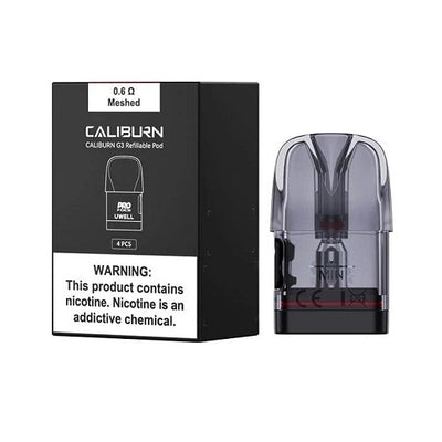 Uwell Caliburn G3 Replacement Pods (4Pk) (0.6ohm)