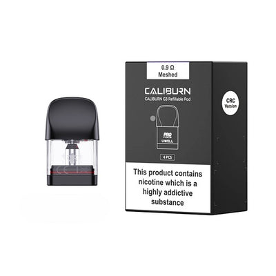 Uwell Caliburn G3 Replacement Pods (4Pack) (0.9ohm)