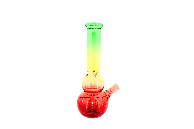 Rasta Round Base Glass Water Pipe (13231)