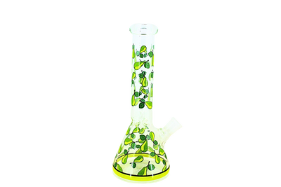 Clear Glass Waterpipe (Fruit Prints)