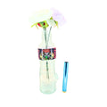S Bottle Glass Waterpipe with Rick & Morty Print (23cm)