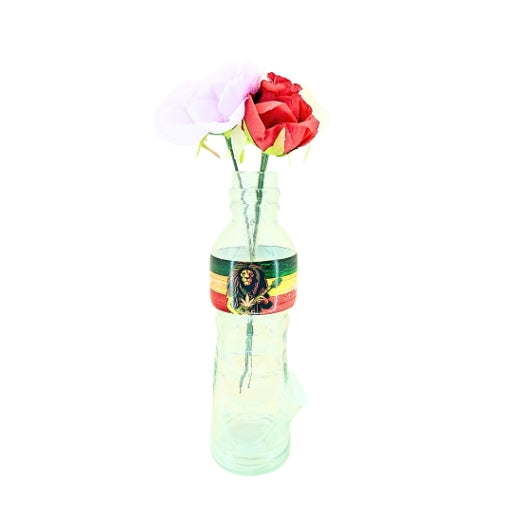 Glass Water Pipe 13611 Rasta Lion Playing Guitar Print