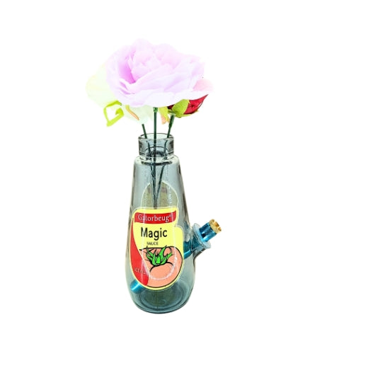 Glass Water Pipe 13621 Gatorbeug Magic Sauce Print Mixed Colours