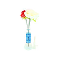 S Clear Glass Waterpipe 3 Level Perculator (H14.5cm)
