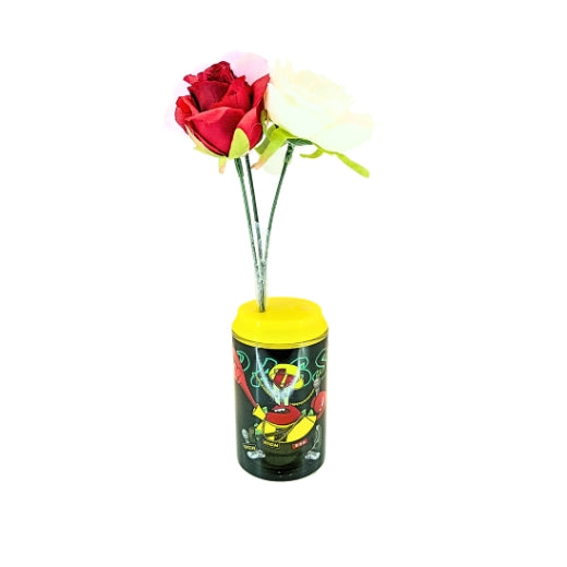S Stash Can Waterpipe with Spongebob Print Mixed Colours 13646