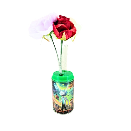 Stash Can Waterpipe with Rick & Morty Design 13648