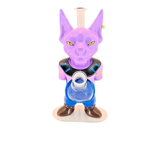 Glass Vase 13793 Dragon Ball Z Beerus Figurine Resin And Glass Waterpipe