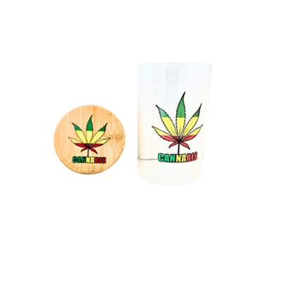 Bamboo Glass Container SW3009