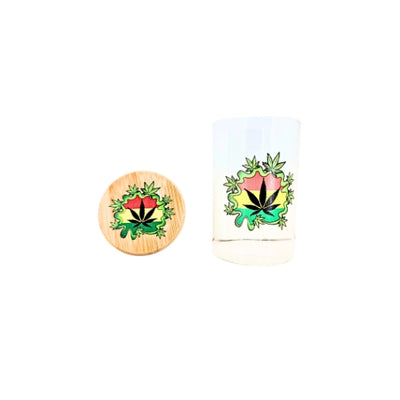 Bamboo Glass Container SW3009