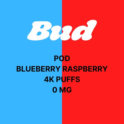 Bud Pods 0mg & 10mg 4000 Puffs