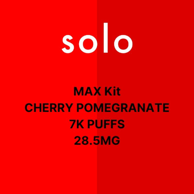Solo Max Kits & Pods 7K Puff 28.5MG