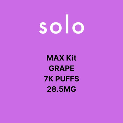 Solo Max Kits & Pods 7K Puff 28.5MG