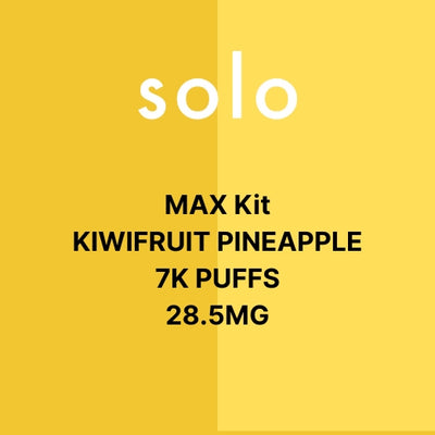 Solo Max Kits & Pods 7K Puff 28.5MG