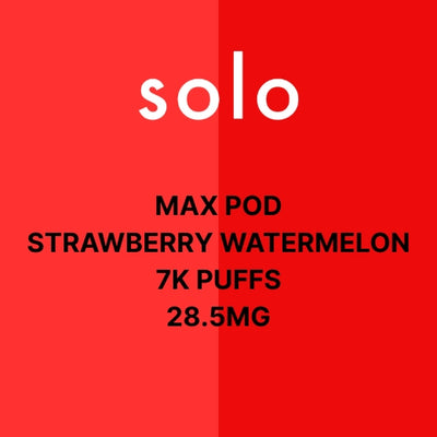 Solo Max Kits & Pods 7K Puff 28.5MG