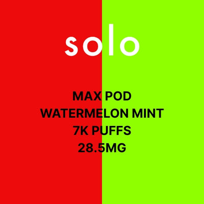 Solo Max Kits & Pods 7K Puff 28.5MG
