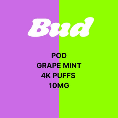 Bud Pods 0mg & 10mg 4000 Puffs