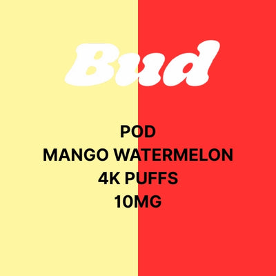 Bud Pods 0mg & 10mg 4000 Puffs