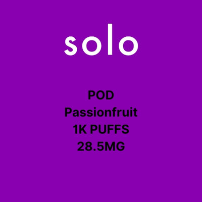 Solo Kit & Pods 1K Puffs 28.5MG