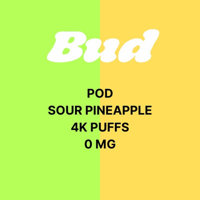 Bud Pods 0mg & 10mg 4000 Puffs