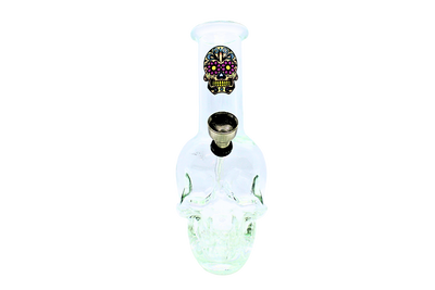 Mini Pocket Glass Water Pipe 13380 (Skull)