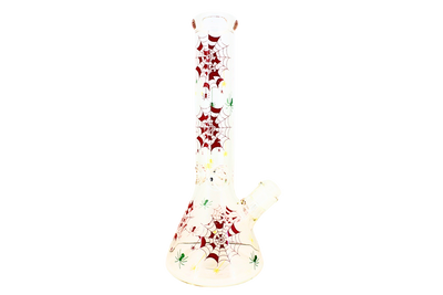 Glass Vase Spider Print