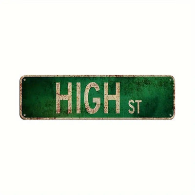 Metal Street Signs Decor