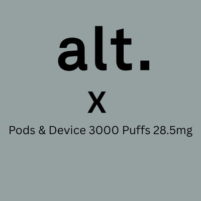 Alt X Pods & Device 3000 Puffs 28.5mg