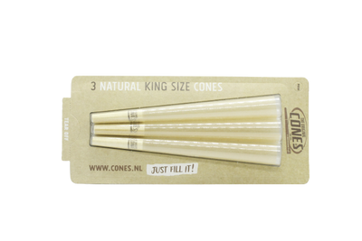 The Original Cones Natural king size 3 pcs
